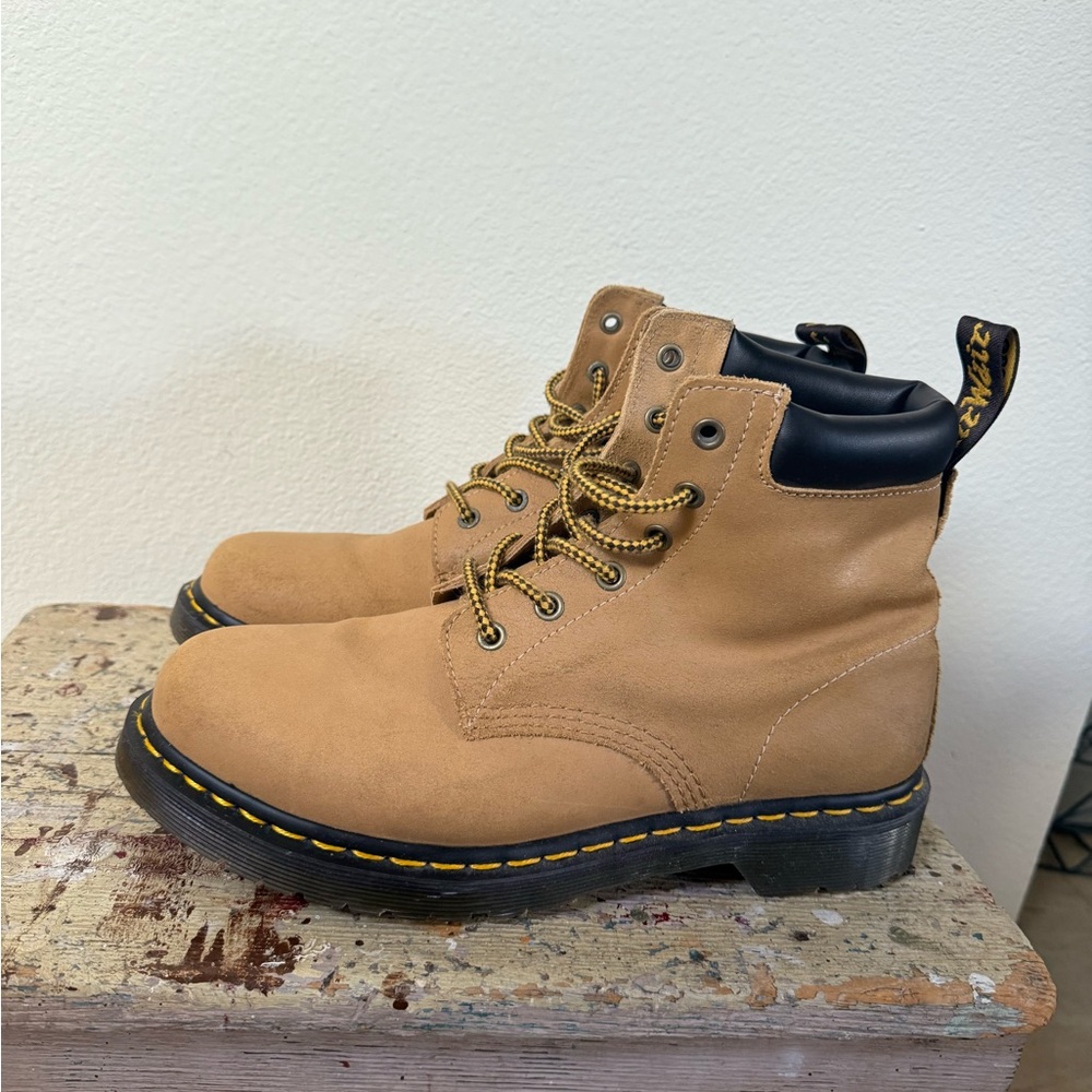Dr. Martens 939 Tan Leather Suede Boots - Women’s 10